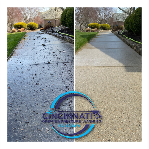 Pressure Washing project in Hamilton Township OH
